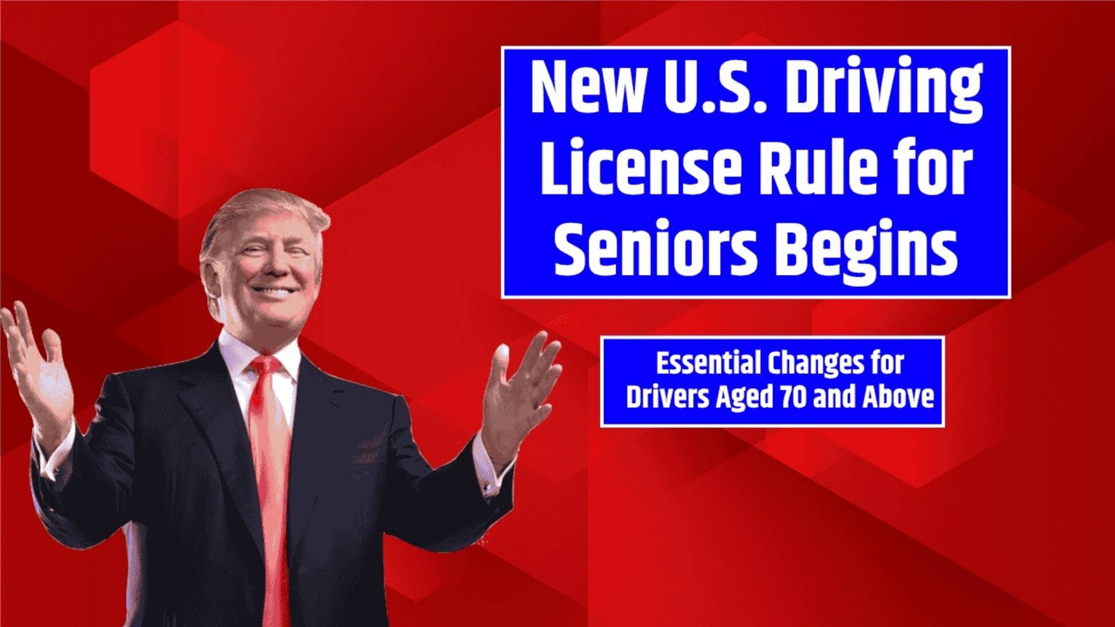 New Senior Driving Rule Begins August 2025 — Big Changes for Drivers Aged 70+